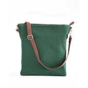 Crossbody Bag - Waxed Hunter Green