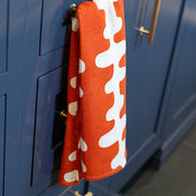Tea Towel - Echo Tangerine
