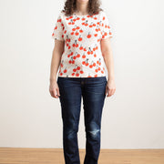 Austin Top - Cherries Red