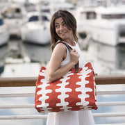 Carryall Tote - Tangerine Echo