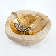 Gold Leaf Coconut Bowl