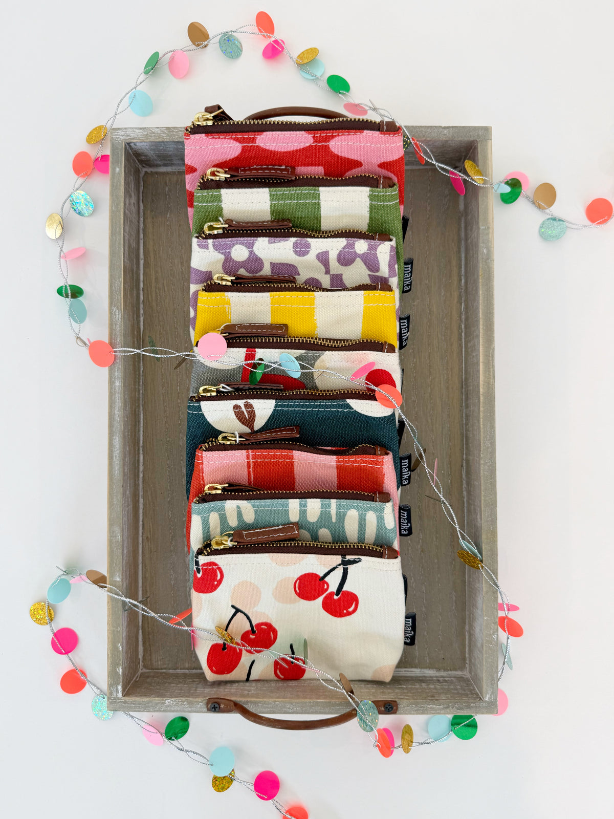 Small Lined Travel Pouch Bundles