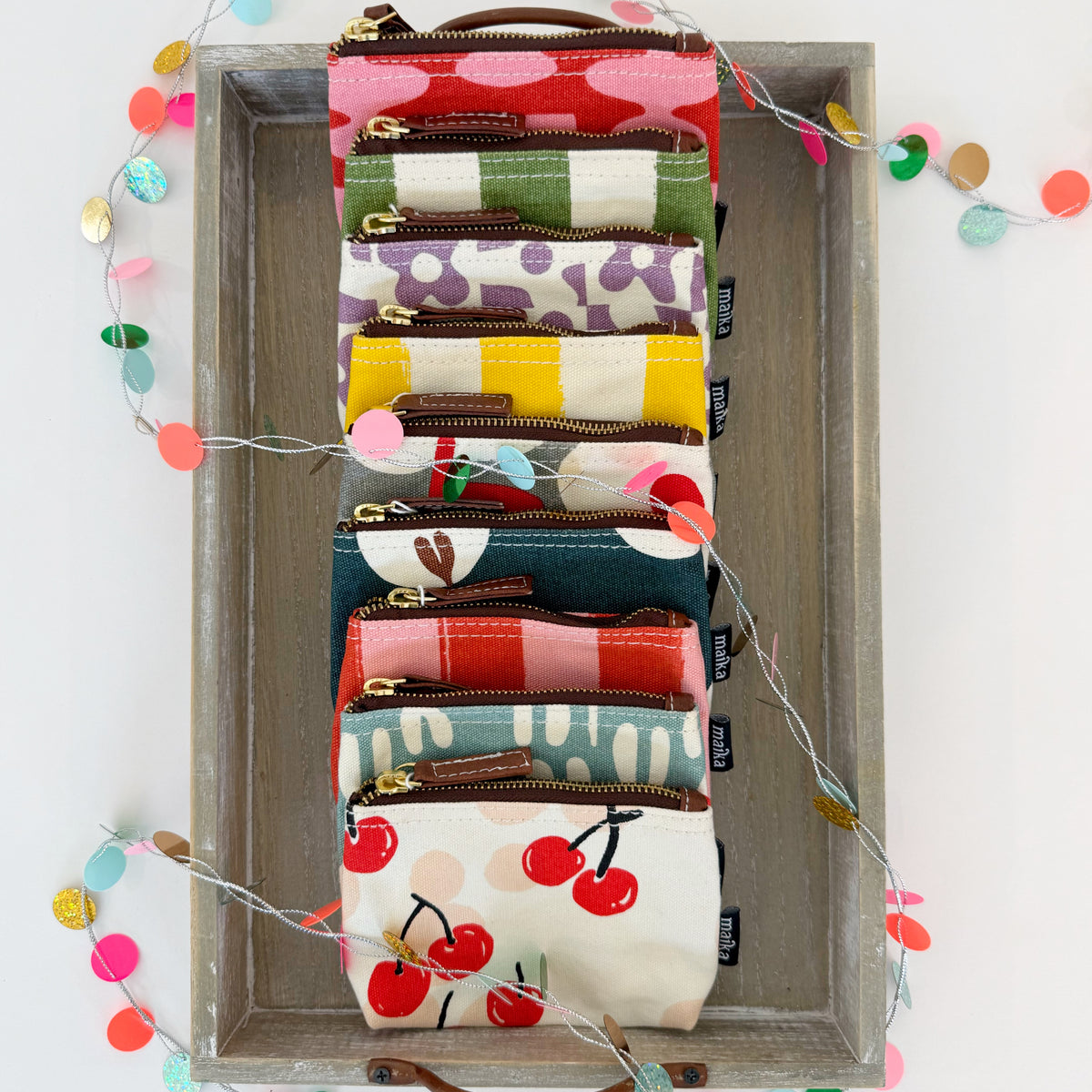 Small Lined Travel Pouch Bundles