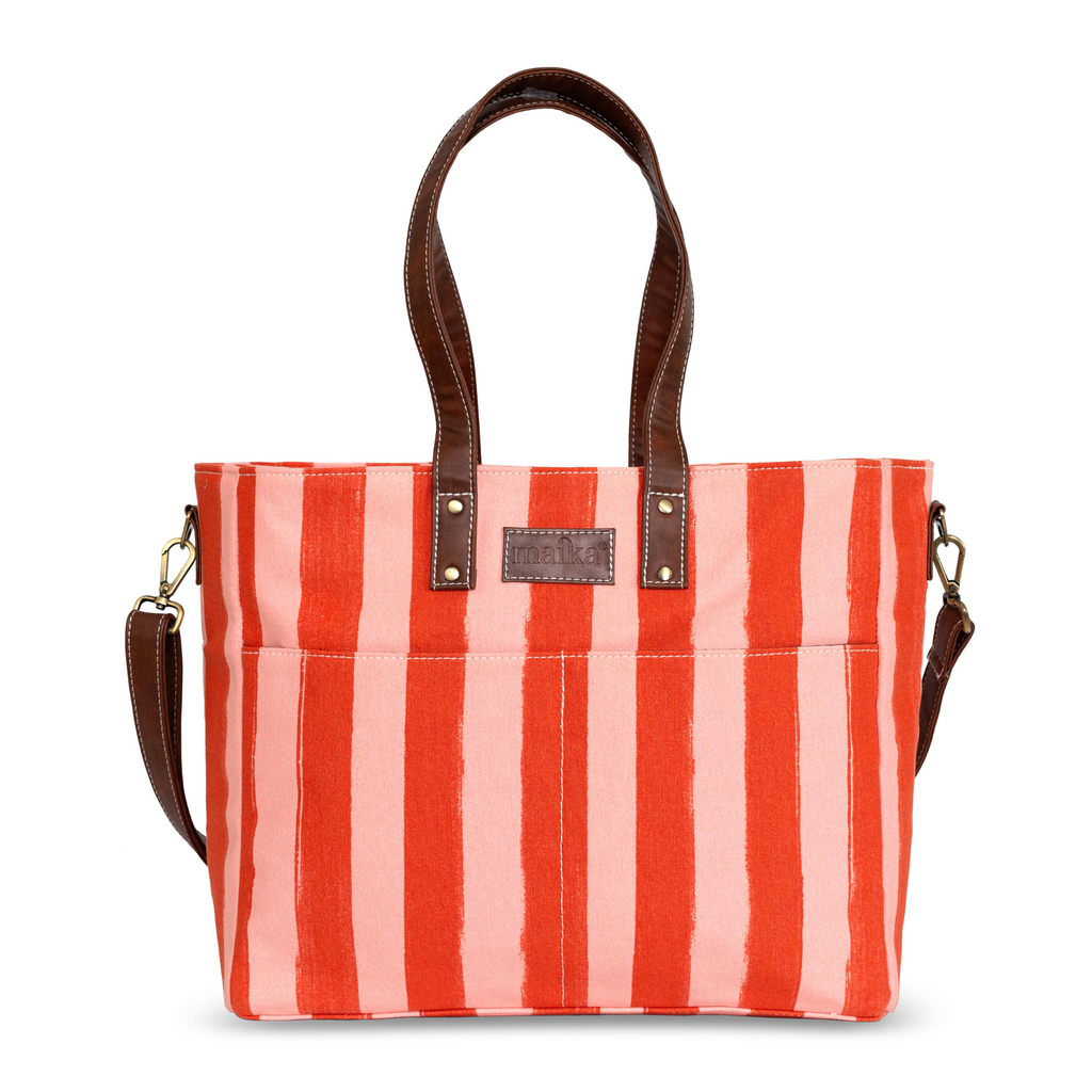 Essential Tote Linea Red Pink