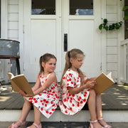 Valencia Dress - Cherries Red