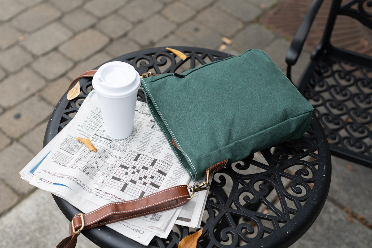 City Sling - Waxed Hunter Green