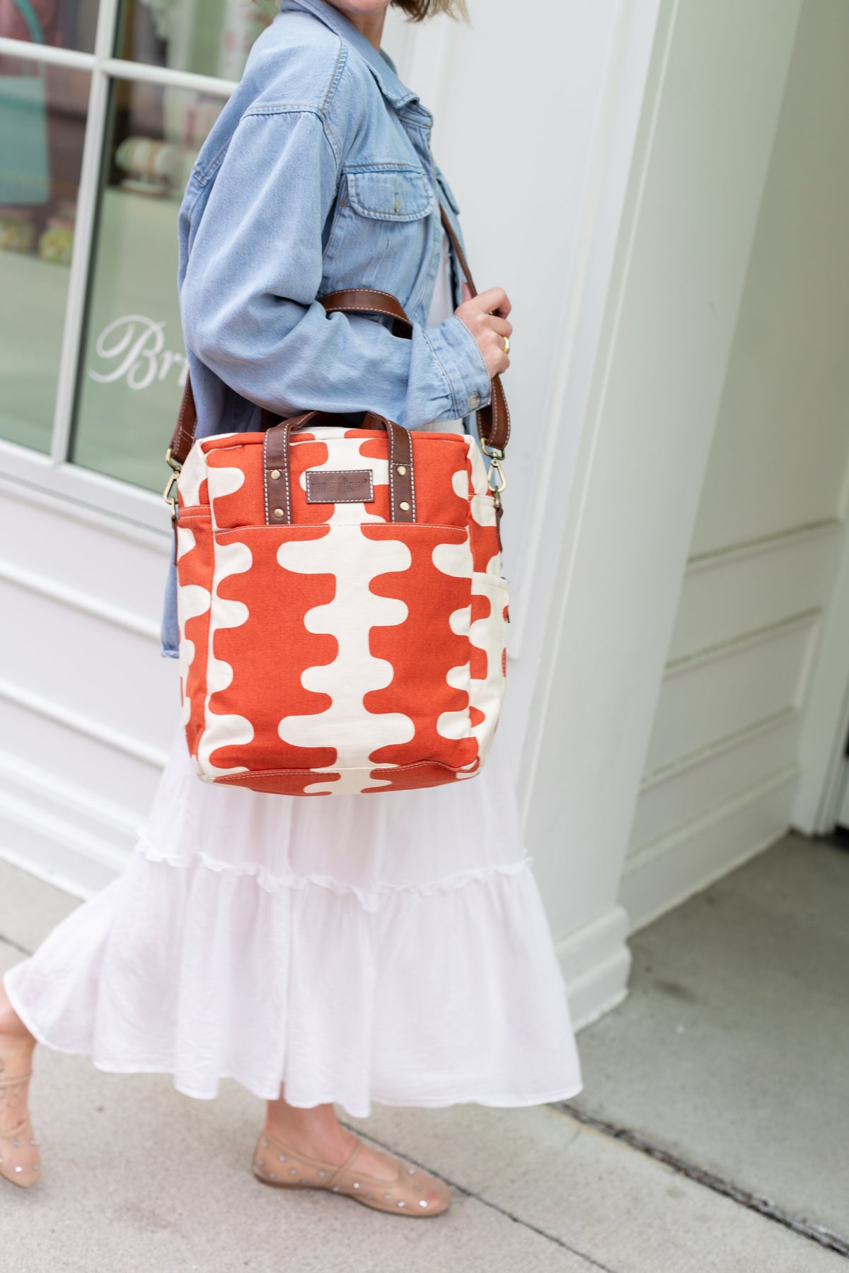 Commuter Tote - Echo Tangerine