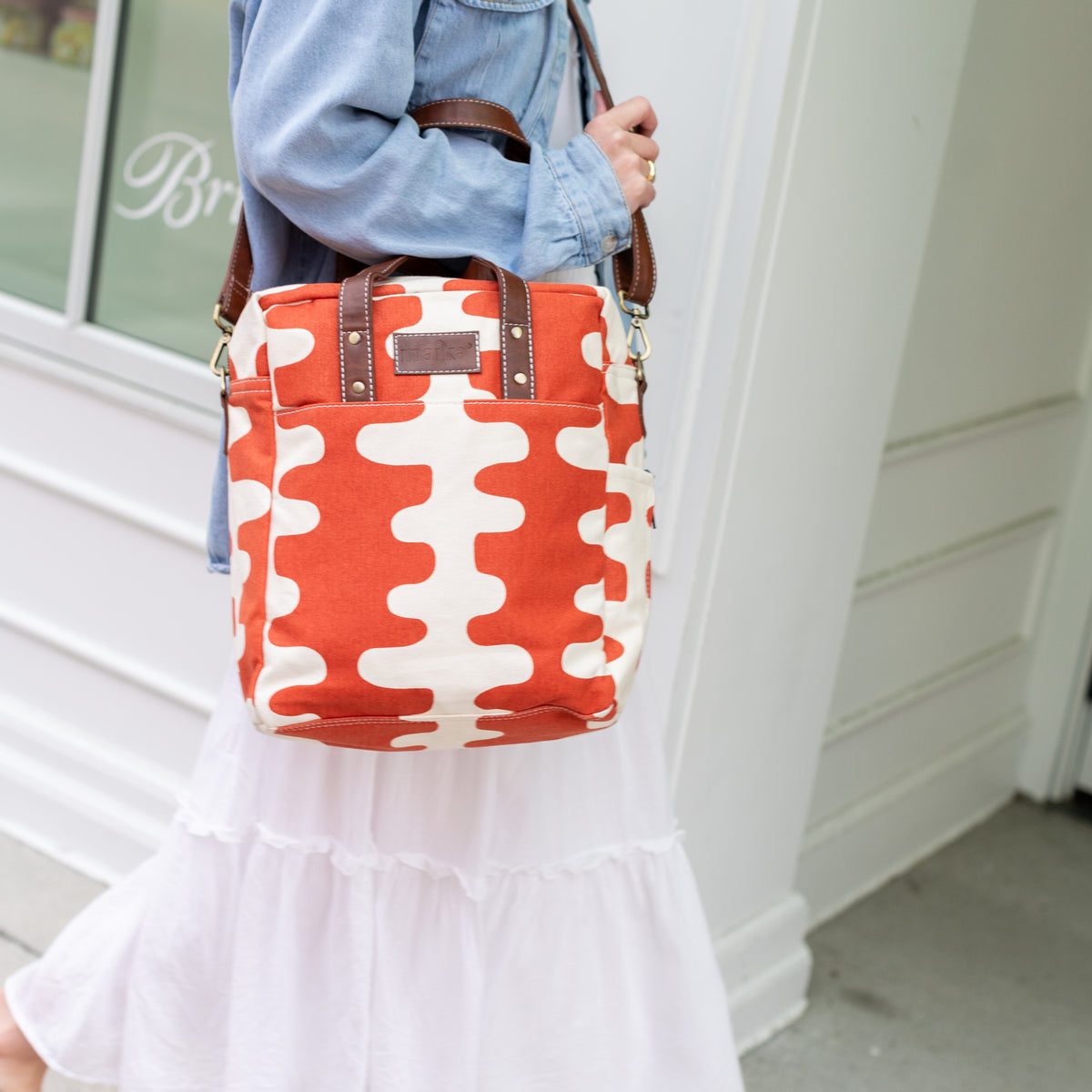 Commuter Tote - Echo Tangerine