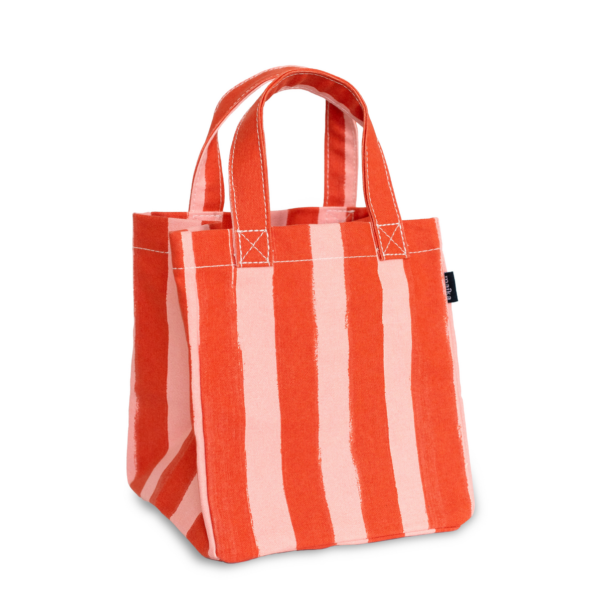 Lunch + Pie Tote - Linea Red/Pink
