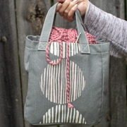 Lunch + Pie Tote - Big Sur Grey