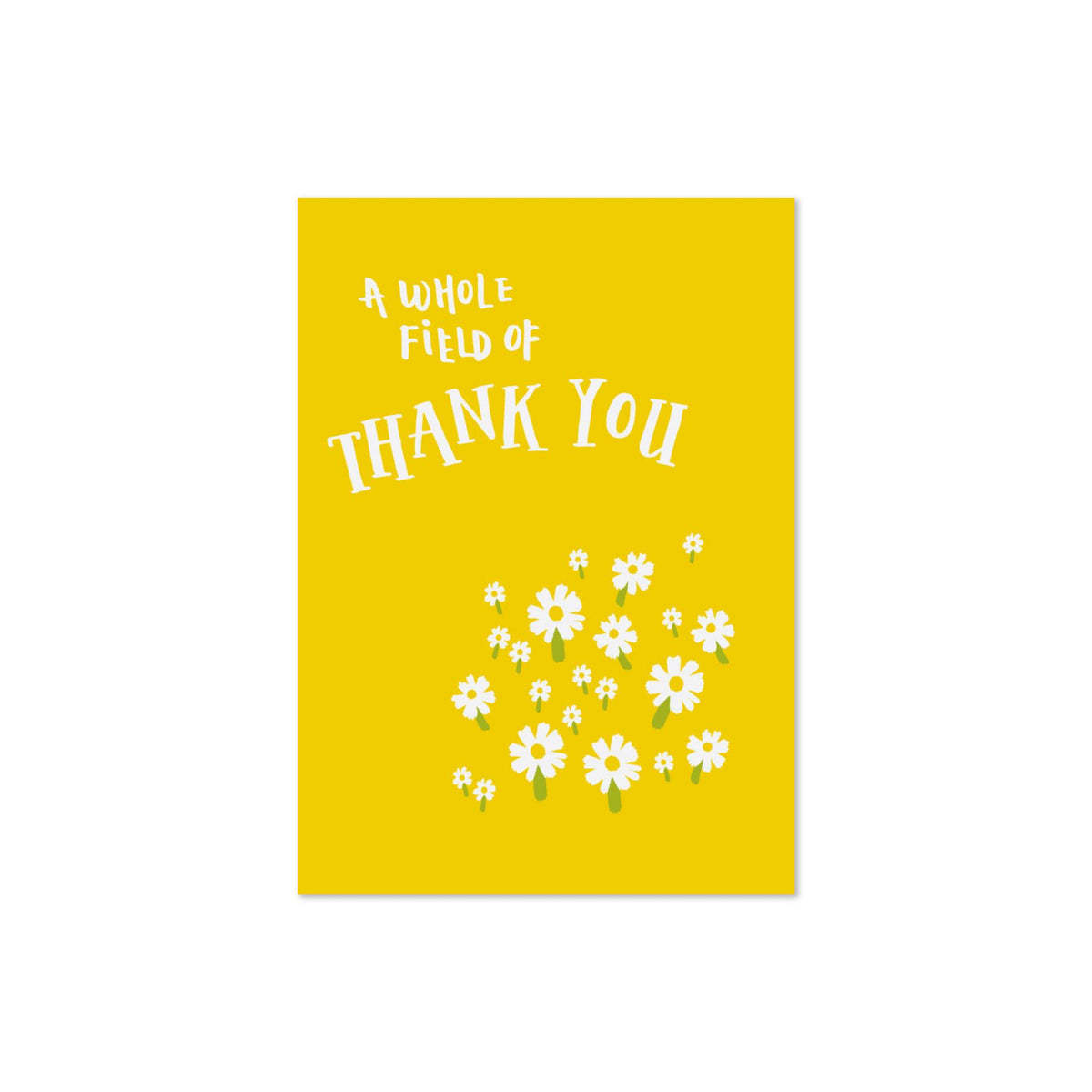 Whole Field of Thank You Card