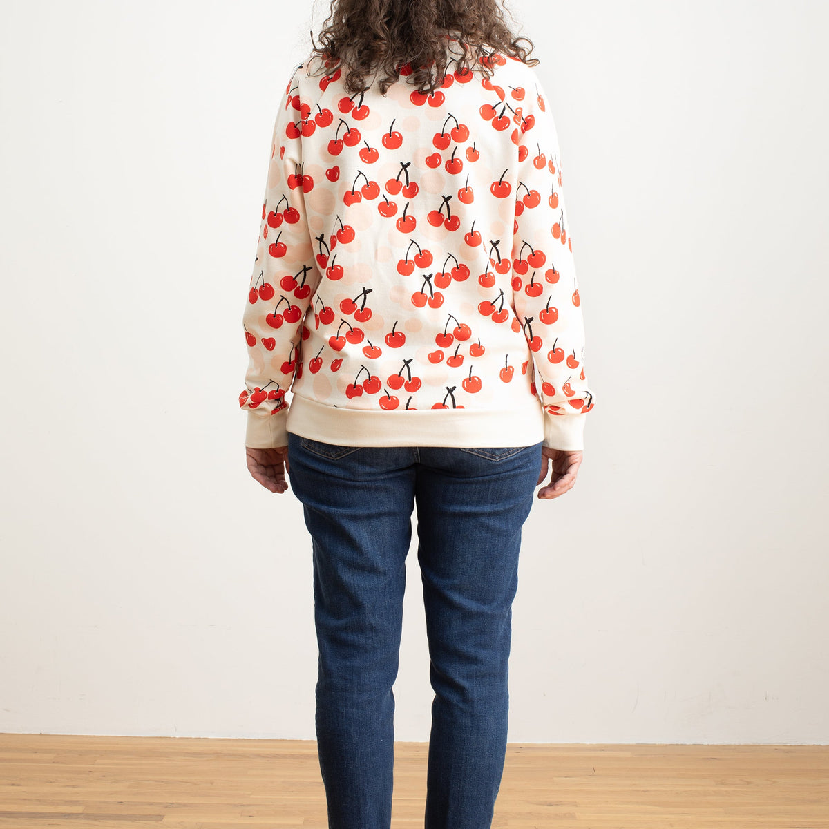 Adult Sweatshirt - Cherries Red