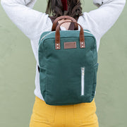 Laptop Backpack - Waxed Hunter Green