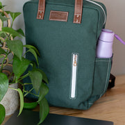 Laptop Backpack - Waxed Hunter Green