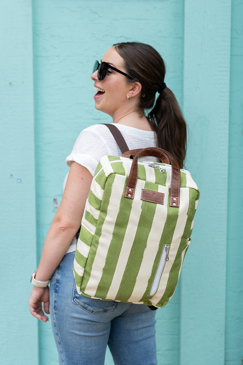 Laptop Backpack - Linea Olive