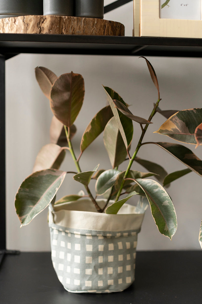 Canvas Bucket - Flores