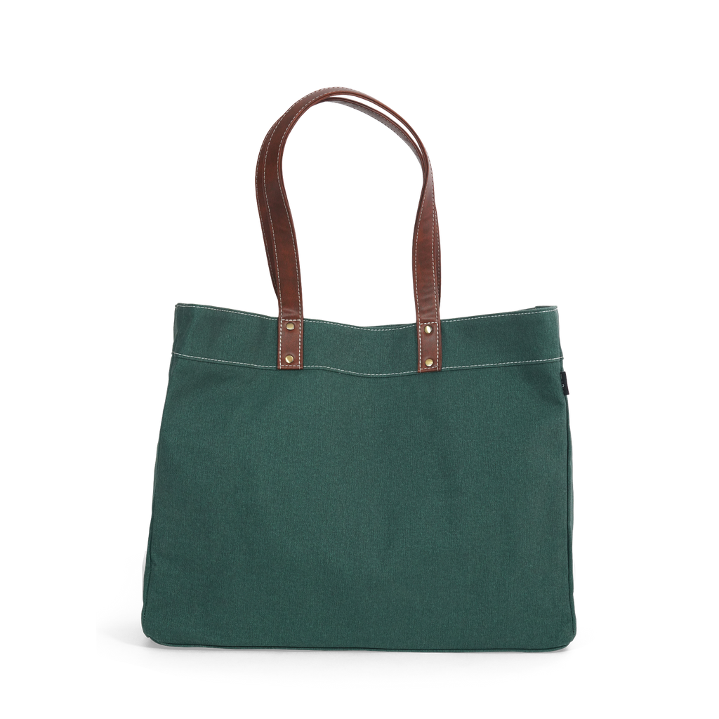 Carryall Tote Waxed Hunter Green