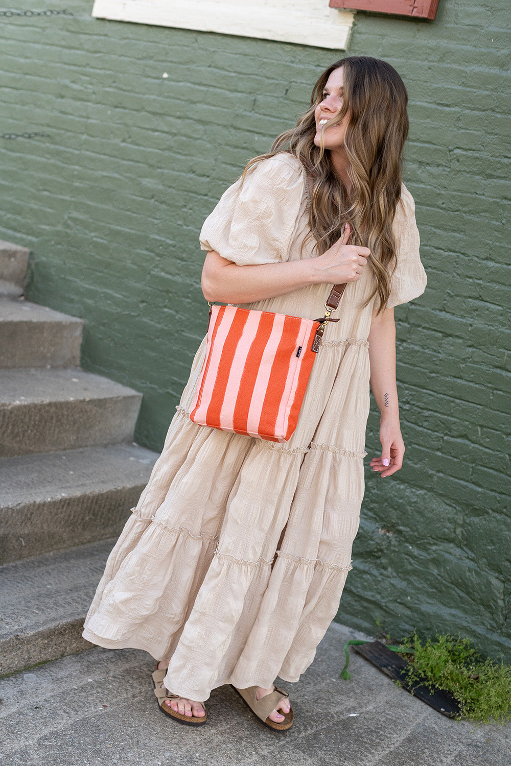 City Sling - Linea Red/Pink