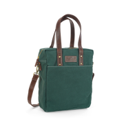 Commuter Tote - Waxed Hunter Green