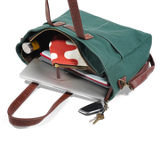 Essential Tote - Waxed Hunter Green