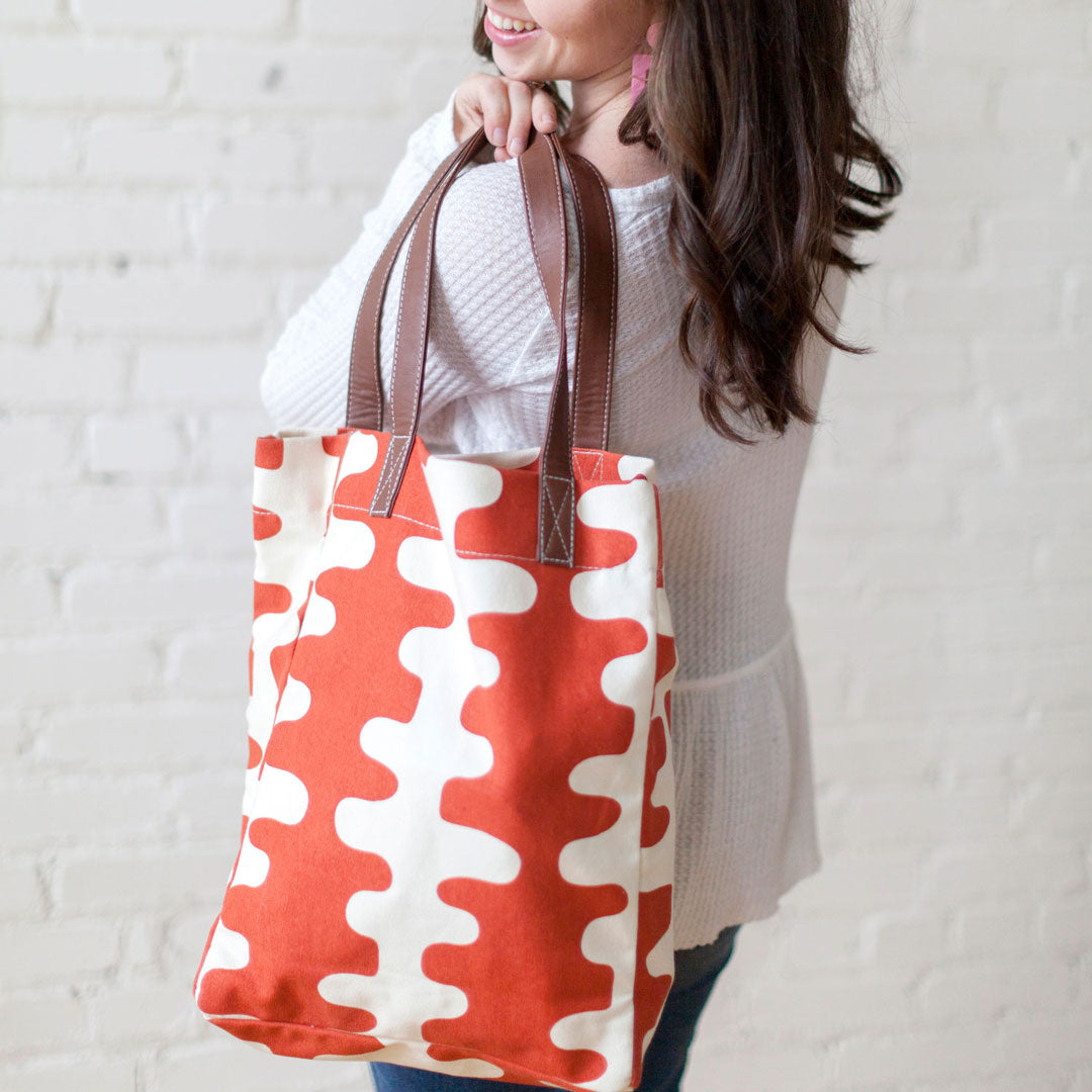 Market Tote - Echo Tangerine