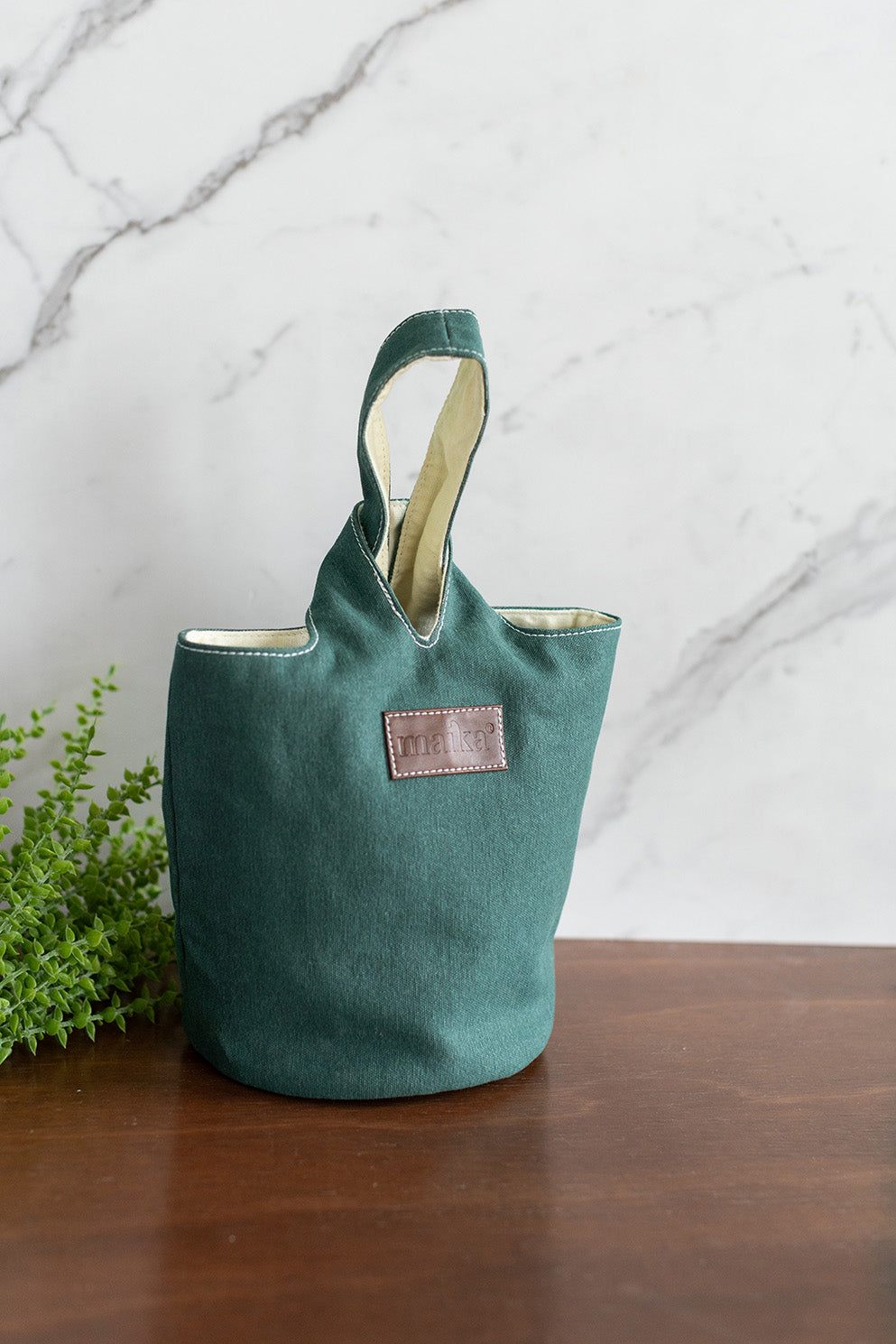 Loop Tote - Waxed Hunter Green