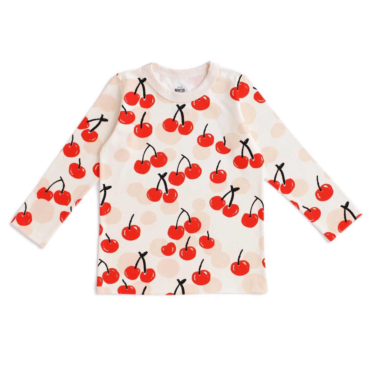 Long-Sleeve Tee - Cherries Red