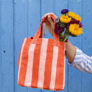Lunch + Pie Tote - Linea Red/Pink