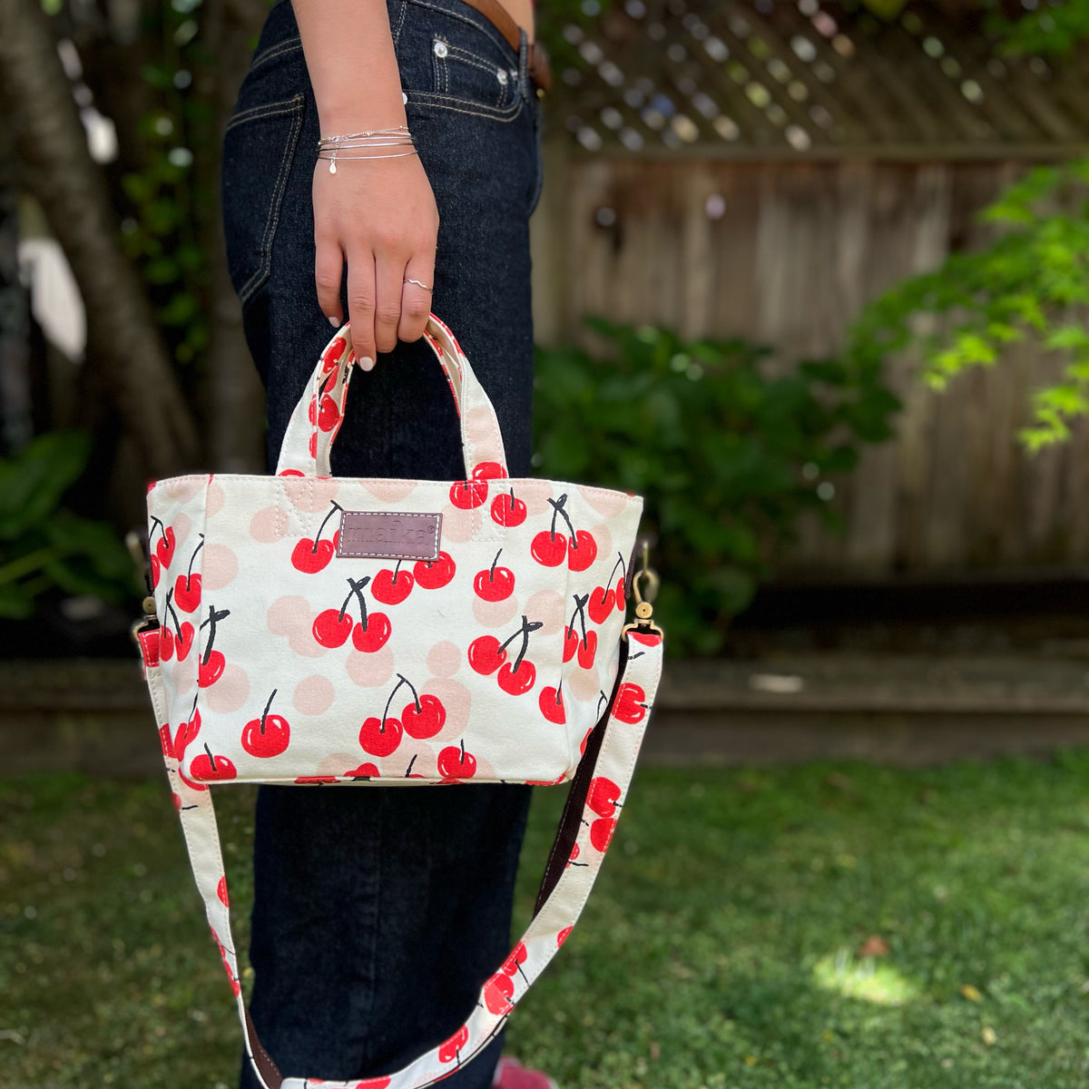 Mini Tote - Cherries