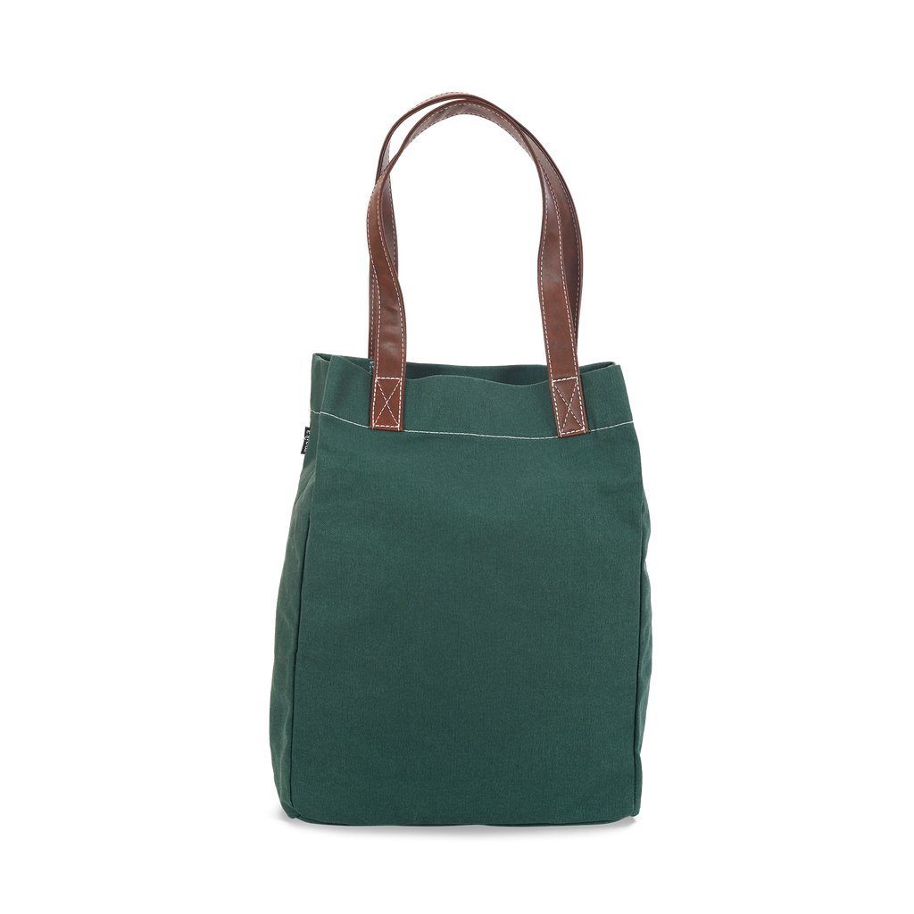 Market Tote Waxed Hunter Green
