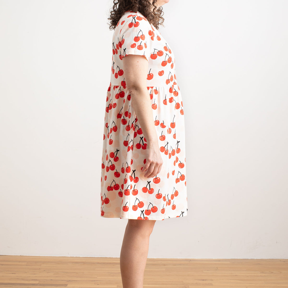 Stockholm Dress - Cherries Red