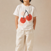 Short-Sleeve GRAPHIC Tee - Cherries Natural