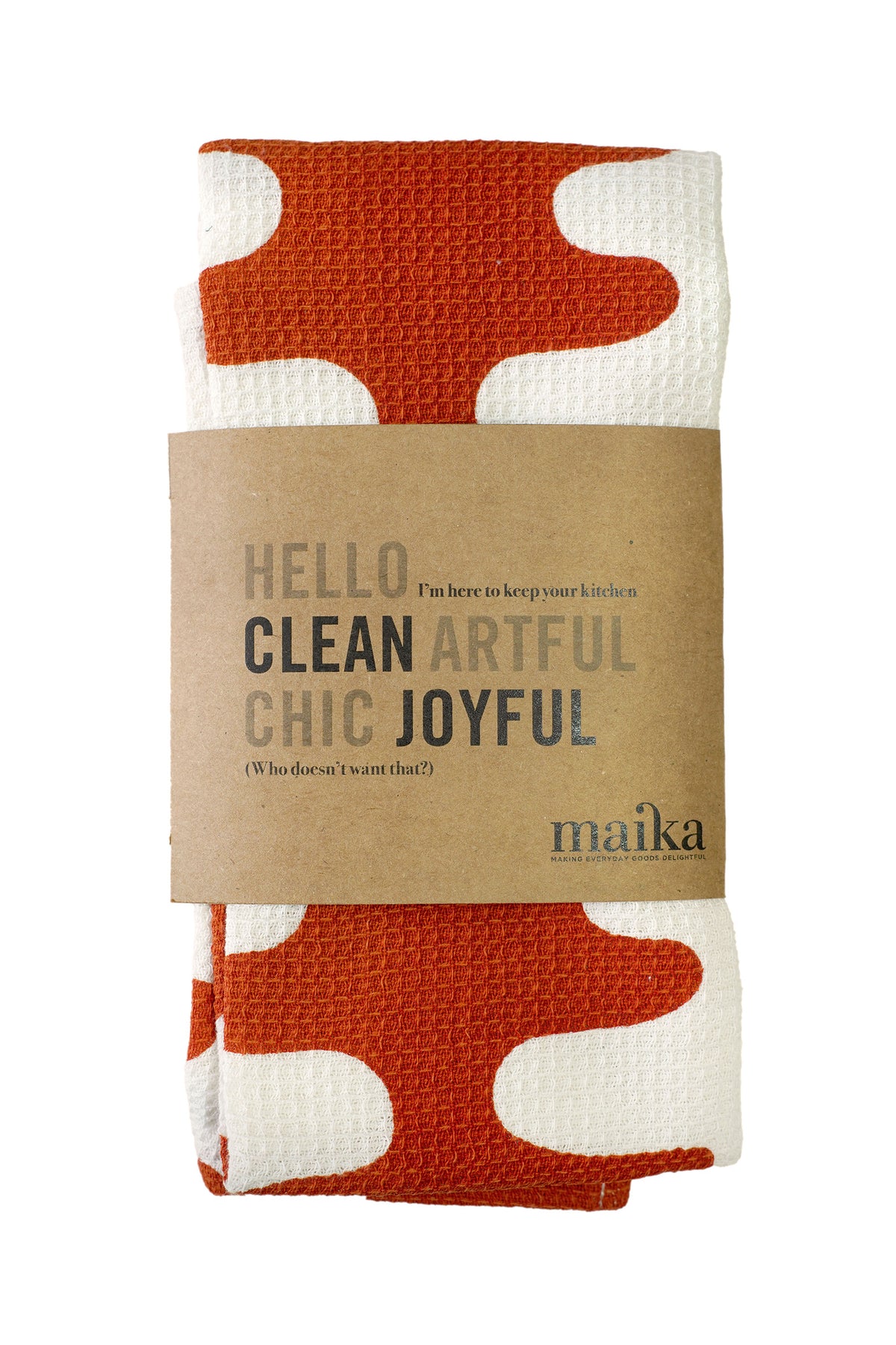 Tea Towel - Echo Tangerine