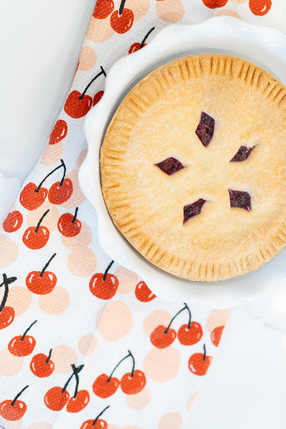 Tea Towel - Cherries