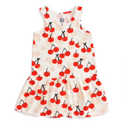 Valencia Dress - Cherries Red
