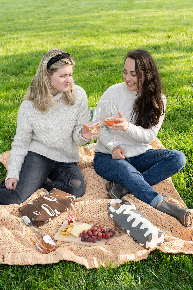 Wine Tote - Echo Charcoal