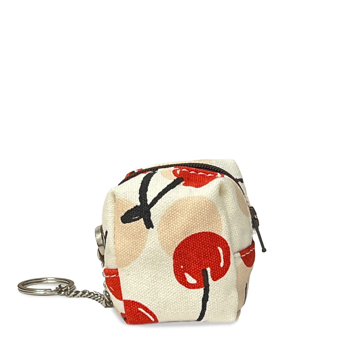 Mini Cube Key Ring - Cherries