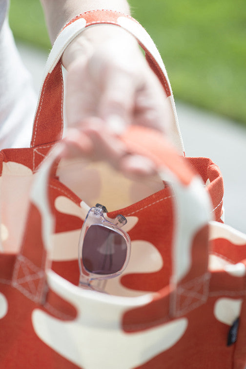Lunch + Pie Tote - Echo Tangerine