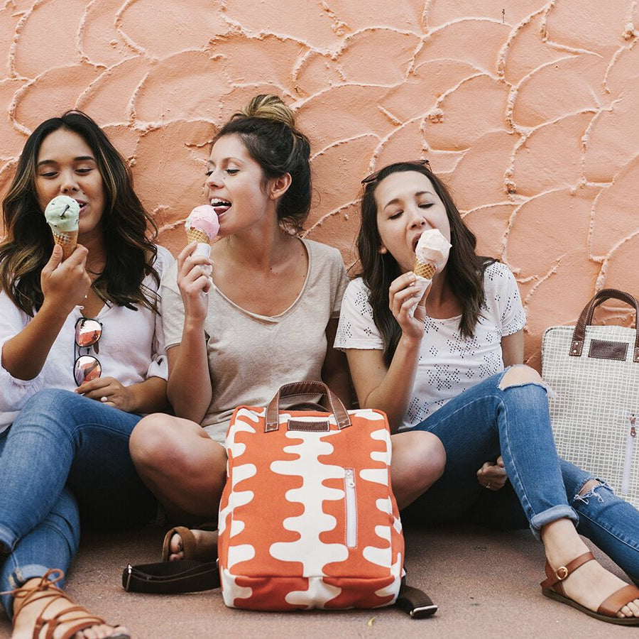 Laptop Backpack - Echo Tangerine