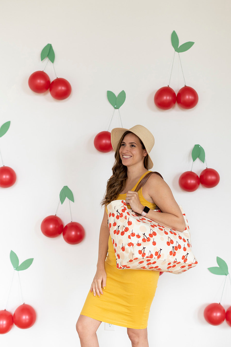 Carryall Tote - Cherries