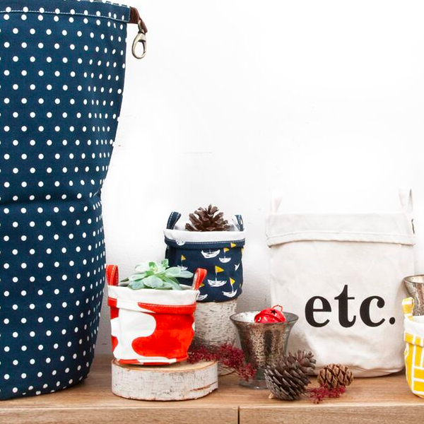 Canvas Bucket - &quot;Etc&quot;