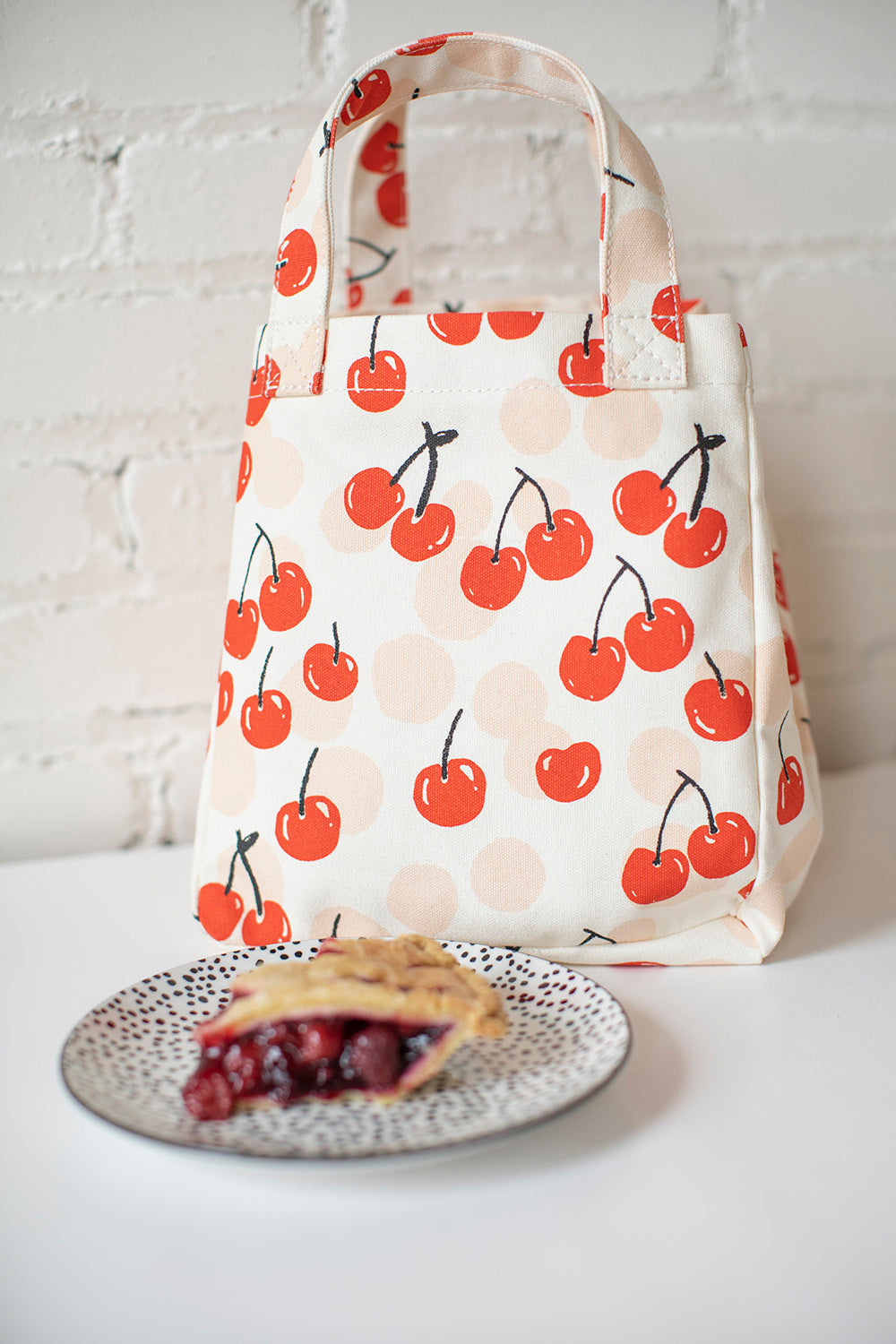 Lunch + Pie Tote - Cherries