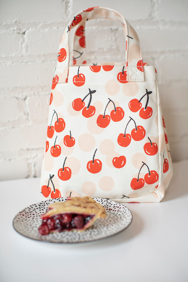 Lunch + Pie Tote - Cherries
