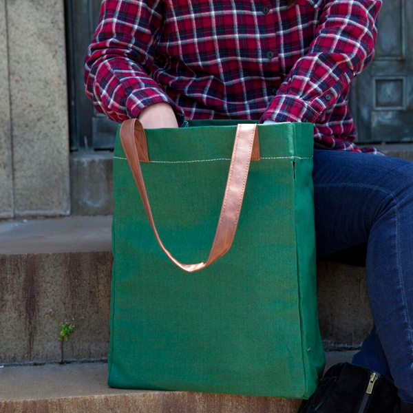 Market Tote - Waxed Ash