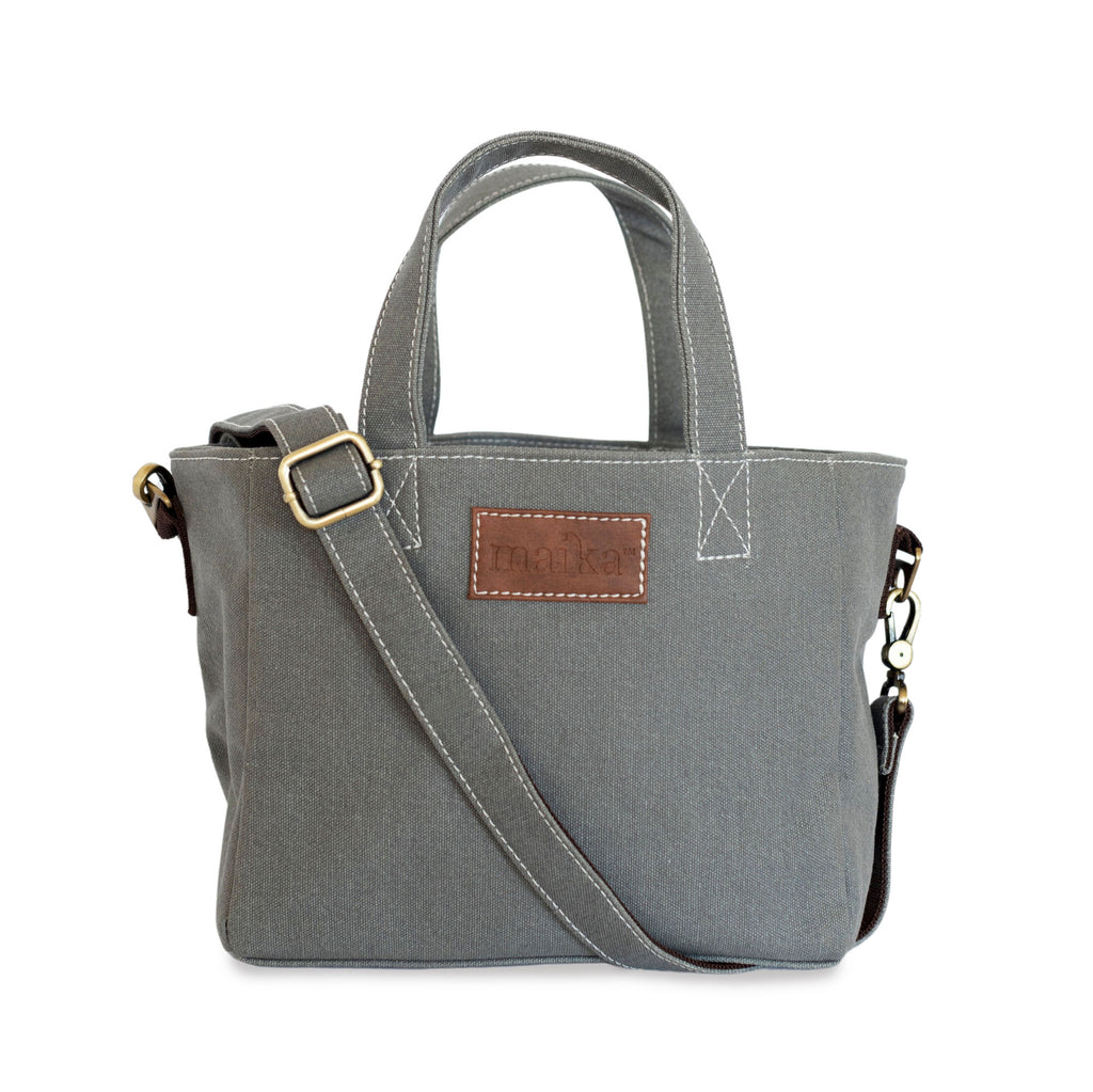 Mini Tote Waxed Ash