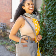 Mini Tote - Waxed Ash Grey