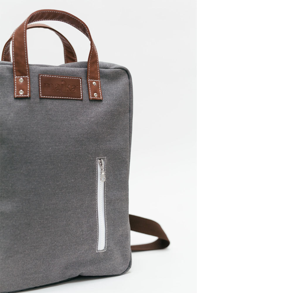 Laptop Backpack - Waxed Ash