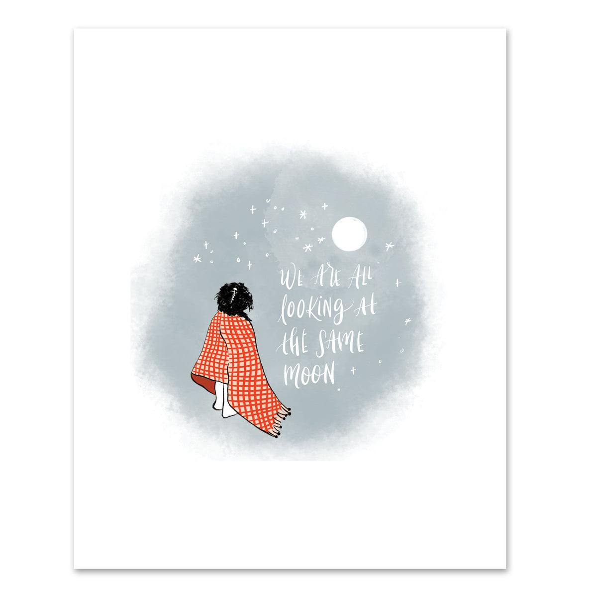 Art Print - Under The Same Moon - Maika&#39;s Wish