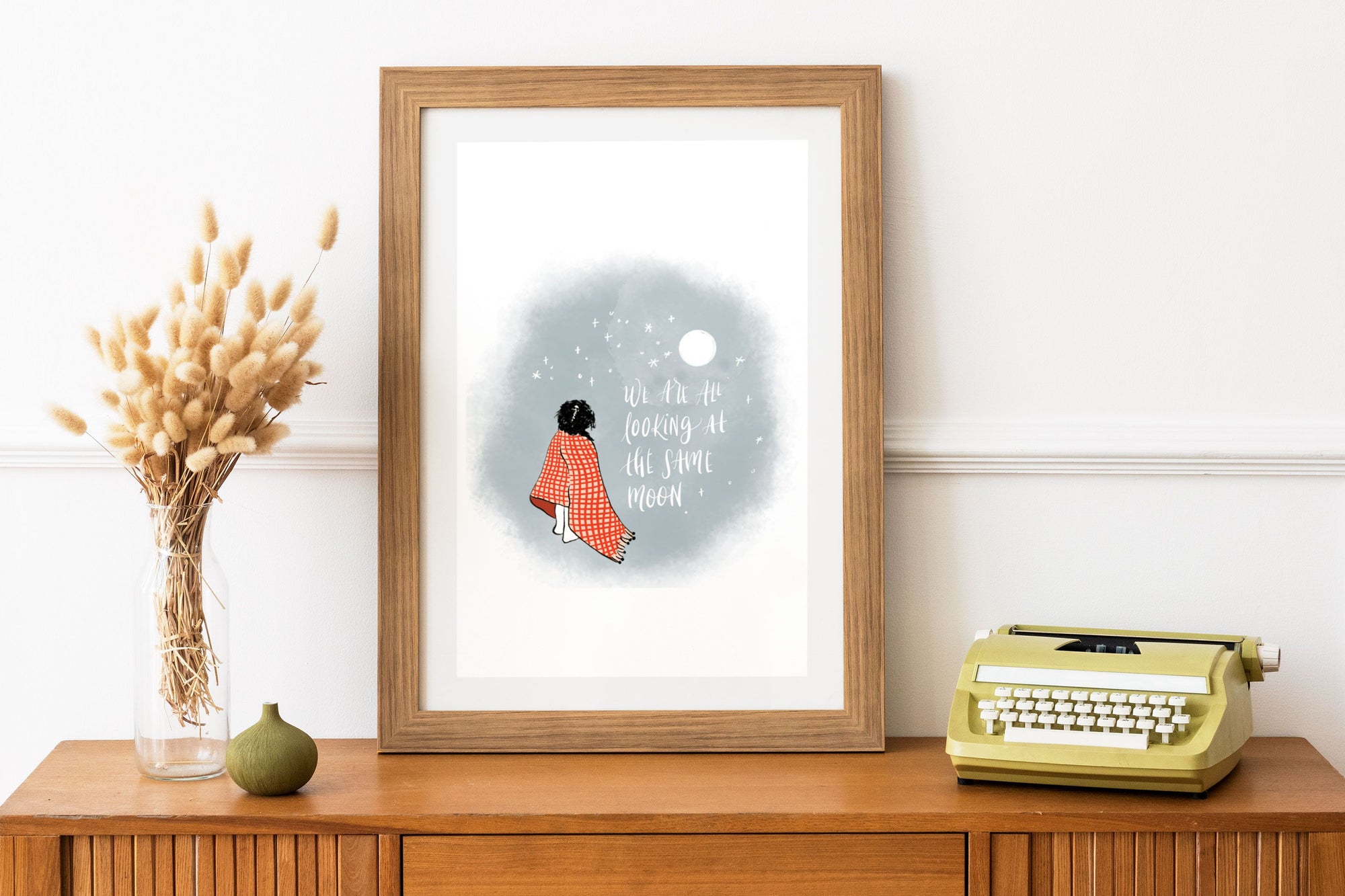 Art Print - Under The Same Moon - Maika's Wish